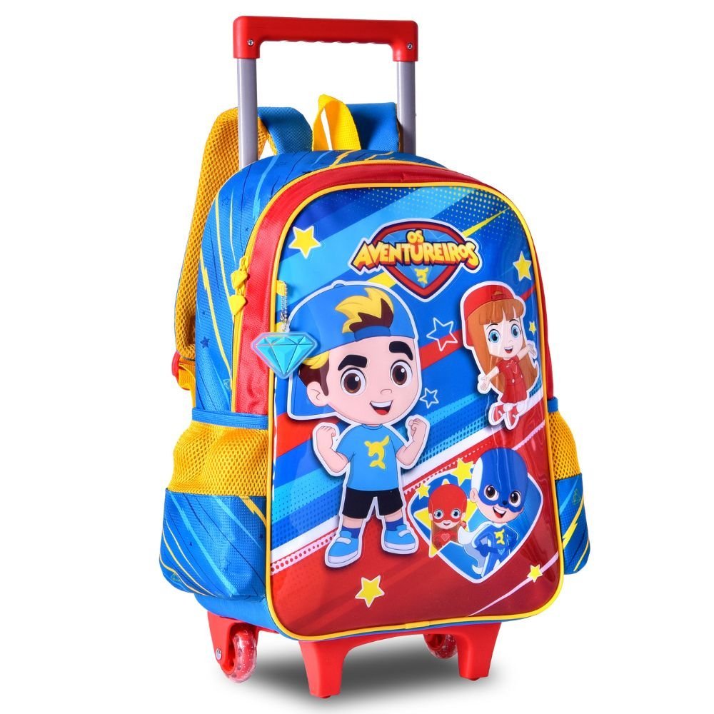 Mochila Infantil de Costas e Rodas Aventureiros Clio