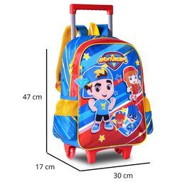 Mochila Infantil de Costas e Rodas Aventureiros Clio - 2