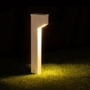 Ver imagem 4 de Poste Balizador Branco Luminária Jardim 1 Foco P/ Mr11 St2766
