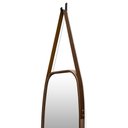 Ver imagem 4 de Espelho Decorativo Retangular com Moldura de Plastíco Rosê Alça Caramelo 65x43,5 cm - D’Rossi