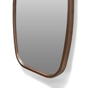Ver imagem 5 de Espelho Decorativo Retangular com Moldura de Plastíco Rosê Alça Caramelo 65x43,5 cm - D’Rossi