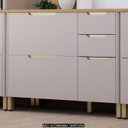 Ver imagem 5 de Balcão de Cozinha para Pia 120cm 2 Portas Marina Cinammon L01 - Mpozenato