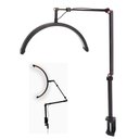 Ver imagem 1 de Luminaria Arco Meia Lua 3 Tons Led Estetica Spa Suporte Celular Mesa Salao de Beleza Limpeza de Pele