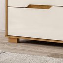 Ver imagem 4 de Comoda Texas 4 Gavetas Sapateira Freijo-off White - Moval