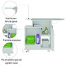 Tábua De Passar Roupa Multiuso com Gabinete Havaí Branco RV Móveis - 4