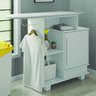 Tábua De Passar Roupa Multiuso com Gabinete Havaí Branco RV Móveis - 2