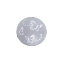 Ver imagem 1 de Luminária Plafon Redondo Mini 25cm Borboleta Branco - 1306 Mini Br