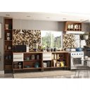 Ver imagem 2 de Cozinha Modulada Completa com 4 Peças 9 Portas 4 Gavetas e Tampo 100% MDF Itália