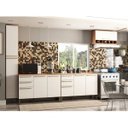 Ver imagem 1 de Cozinha Modulada Completa com 4 Peças 9 Portas 4 Gavetas e Tampo 100% MDF Itália