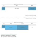 Ver imagem 5 de Cozinha Modulada Completa com 4 Peças 9 Portas 4 Gavetas e Tampo 100% MDF Itália
