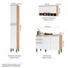 Cozinha Modulada Completa com 4 Peças 9 Portas 4 Gavetas e Tampo 100% MDF Itália - 4
