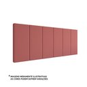 Ver imagem 2 de Cabeceira Queen Lisa Suede Espuma Premium Modulada Estofada Quarto Cama - Rosa