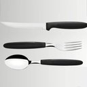 Ver imagem 3 de Conjunto Talheres 12 Peças de Inox - Preta