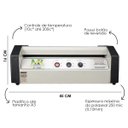 Ver imagem 3 de Kit Plastificadora Poliseladora P380 Polaseal A3 100un 220V MR Maquinas P380ePolA3220MR