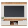 Mesa de Centro Noronha com Painel para Tv Suspenso Juriti 1.8 Off White Matte Freijó – Colibri - 8