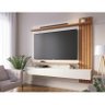 Mesa de Centro Noronha com Painel para Tv Suspenso Juriti 1.8 Off White Matte Freijó – Colibri - 12