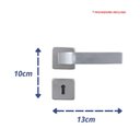 Ver imagem 7 de Kit Porta de Madeira 210x82cm Batente 20cm Lisa Primer Uniportas Abertura Direita