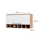 Ver imagem 7 de Cozinha Modulada Compacta com 3 Peças 7 Portas 2 Gavetas e Vidro Reflecta 100% MDF Itália