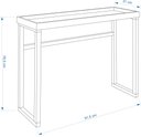 Ver imagem 4 de Aparador Buffet Slim P/ Sala Cozinha Pes Madeira Tampo Mdf:preto