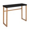 Aparador Buffet Slim P/ Sala Cozinha Pes Madeira Tampo Mdf:preto - 3