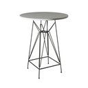 Ver imagem 3 de Jogo Mesa Bistrô Eames Branca 60Cm 2 Banquetas Branca Base Ferro Preto - Cor: Branco