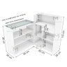 BALCÃO LOJA VITRINE M82.2021.B (LOJA, CAIXA) MUNDI MOVEIS - 2