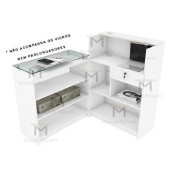 BALCÃO LOJA VITRINE M82.2021.B (LOJA, CAIXA) MUNDI MOVEIS - 3