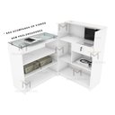Ver imagem 3 de BALCÃO LOJA VITRINE M82.2021.B (LOJA, CAIXA) MUNDI MOVEIS