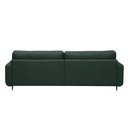 Ver imagem 7 de Sofá Decorativo Isaac 3 Lugares Sala de Estar 210cm Pés em Aço Couro Verde Musgo G88 - Gran Belo
