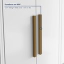 Ver imagem 4 de Armário Aéreo Lorena 60cm 2 Portas MDF MDP Porta de Bater Branco