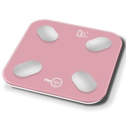 Balança Digital Smart Corporal Com Bioimpedância APP Android/IOS Rosa - FlexInter - 2