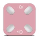 Ver imagem 1 de Balança Digital Smart Corporal Com Bioimpedância APP Android/IOS Rosa - FlexInter