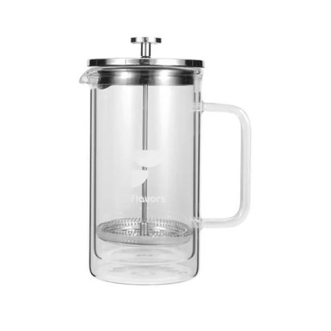 Cafeteira Prensa Francesa Vidro Parede Dupla 600ml - Flavors
