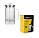 Ver imagem 2 de Cafeteira Prensa Francesa Vidro Parede Dupla 600ml - Flavors