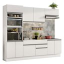 Ver imagem 3 de Armário de Cozinha Completa 270cm Branco Glamy Madesa 13