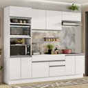 Ver imagem 1 de Armário de Cozinha Completa 270cm Branco Glamy Madesa 13