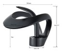 Ver imagem 7 de Torneira De Banheiro Monocomando Design Sofisticado Preto