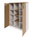 Ver imagem 7 de Armário Alto Escritório 120cm 2 Portas 9 Prateleiras F5