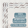 Conjunto Cama Casal King Size Safira Bordado 100% Algodao Luxo Viena:palha - 4