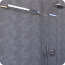 Ver imagem 3 de Suporte Porta Toalhas De Banho Cromado e Gold Empire