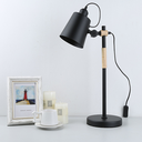 Ver mais imagens de Luminária de Mesa 57cm Retrô Escandinava Articulada Metal Madeira Gimpo Kjtd-687 + 1 Lâmpada 12w Led