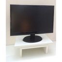 Ver imagem 2 de Suporte de Mesa Base Giratório com Nicho 360° para Monitor Branco