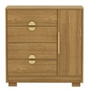 Ver imagem 5 de Cômoda Sapateira 4 Gavetas Clarabella Nature