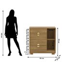 Ver imagem 3 de Cômoda Sapateira 4 Gavetas Clarabella Nature