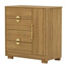 Ver imagem 1 de Cômoda Sapateira 4 Gavetas Clarabella Nature