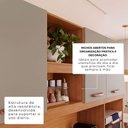 Ver imagem 5 de Armário de Cozinha Versa Móveis Home 100% MDF com 08 Portas