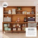 Ver imagem 4 de Armário de Cozinha Versa Móveis Home 100% MDF com 08 Portas