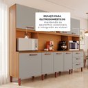 Ver imagem 7 de Armário de Cozinha Versa Móveis Home 100% MDF com 08 Portas