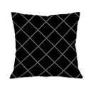 Ver imagem 4 de Kit com 4 Capas para Almofadas Decorativas Geométrico Cinza