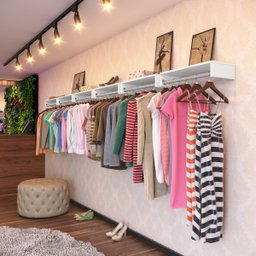 Kit 2 Cabideiros De Parede Arara Porta Roupas Quarto Closet - 1